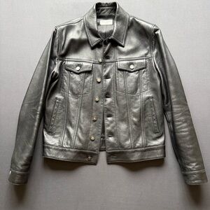 Saint Laurent Men's Black Leather Jacket